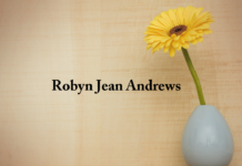 Obituary: Robyn Jean Andrews