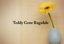 Obituary: Teddy Gene Ragsdale