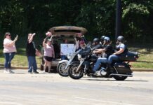 Saints Motorcycle Club visits Cullman’s Miracle League