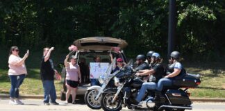 Saints Motorcycle Club visits Cullman’s Miracle League