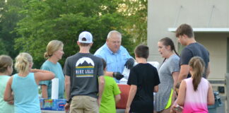 1st of its own: Northbrook hosts outside family movie night