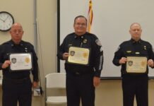 3 CPD officers receive years of service pins