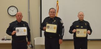 3 CPD officers receive years of service pins