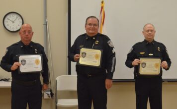 3 CPD officers receive years of service pins