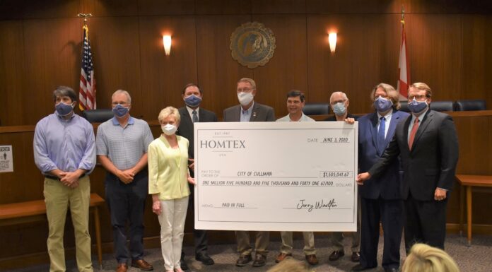 HomTex repays $1.5M, plus interest, to City of Cullman