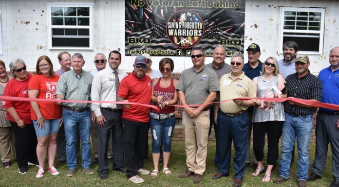 Saving Forgotten Warriors cuts ribbon on veterans transitional home in Hanceville