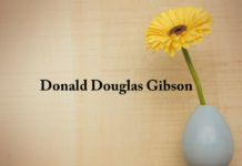 Obituary: Donald Douglas Gibson