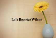 Obituary: Lola Beatrice Wilson