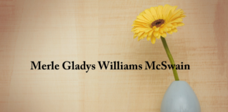 Obituary: Merle Gladys Williams McSwain