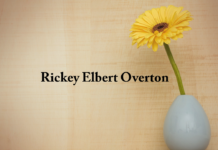 Obituary: Rickey Elbert Overton