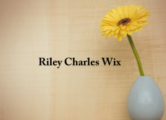 Obituary: Riley Charles Wix