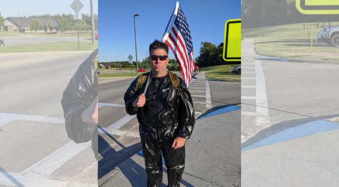 Anonymous patriot promotes value of all people, respect for American flag