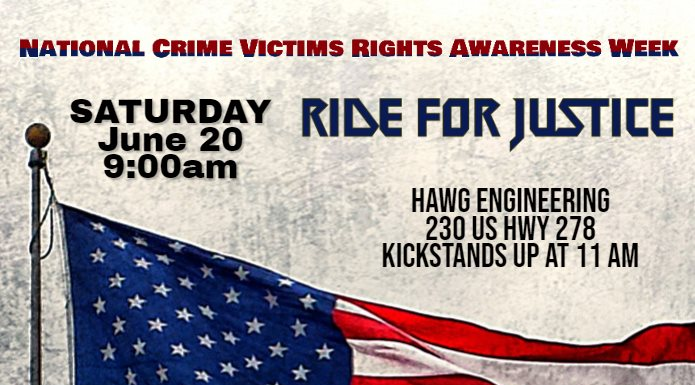 Ride for Justice: Charity motorcycle ride June 20 to benefit Victim Services