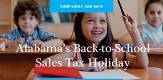Back-to-School Sales Tax Holiday July 17-19