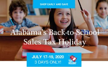 Back-to-School Sales Tax Holiday July 17-19