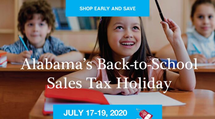 Back-to-School Sales Tax Holiday July 17-19