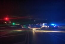 Vehicle pursuit ends in wreck