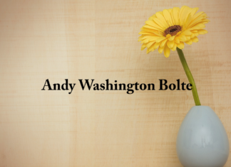 Obituary: Andy Washington Bolte