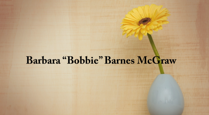 Obituary: Barbara “Bobbie” Barnes McGraw