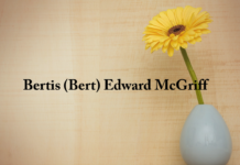 Obituary: Bertis (Bert) Edward McGriff