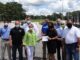 City presents check for paving at CHS