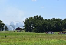 Fire damages barn near Simcoe