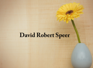 Obituary: David Robert Speer