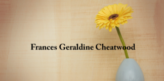 Obituary: Frances Geraldine Cheatwood
