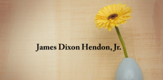 Obituary: James Dixon Hendon, Jr.