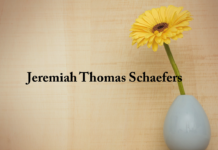 Obituary: Jeremiah Thomas Schaefers