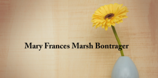 Obituary: Mary Frances Marsh Bontrager
