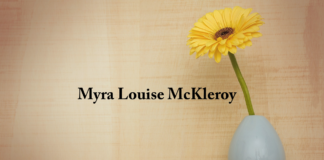 Obituary: Myra Louise McKleroy