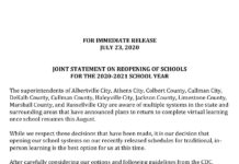 Cullman City, County Schools reaffirm commitment to in-person learning this fall