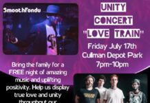 ‘LOVE TRAIN’ Unity Concert tonight at Depot Park