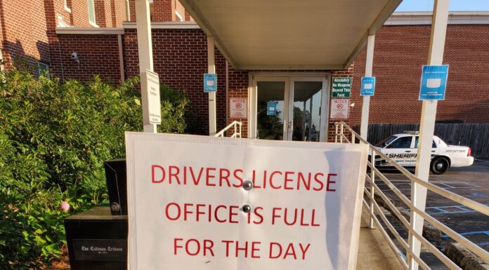 Need to visit the driver’s license office? Get there early