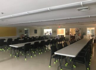 Empty buildings, full hearts