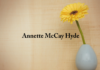 Obituary: Annette McCay Hyde