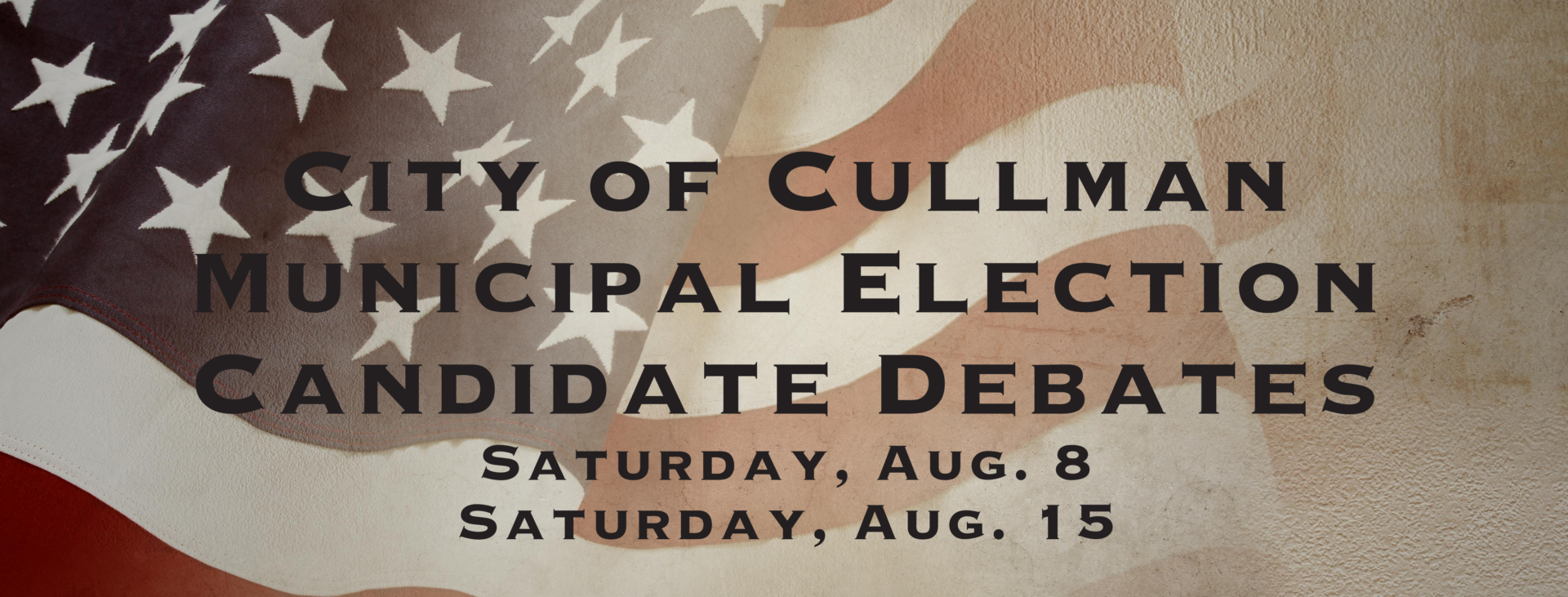 Tribune's Cullman Municipal Election debates begin today The Cullman