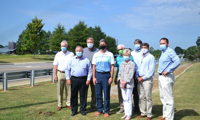 Guardrail installation: ‘It makes it a safer campus for us’