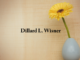 Obituary: Dillard L. Wisner