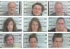 9 arrested; 30 grams marijuana, 3 grams meth seized; children in home