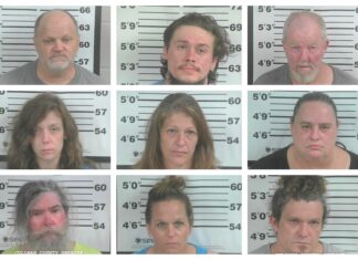 9 arrested; 30 grams marijuana, 3 grams meth seized; children in home
