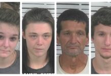 4 arrested after meth, pills, pot found, stolen gun recovered