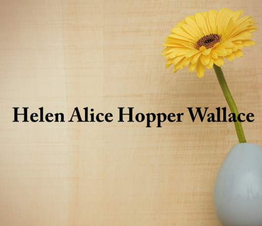 Obituary: Helen Alice Hopper Wallace