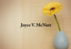 Obituary: Joyce V. McNutt