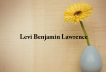 Obituary: Levi Benjamin Lawrence