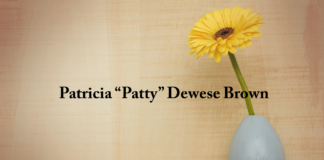 Obituary: Patricia “Patty” Dewese Brown