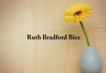 Obituary: Ruth Bradford Bice