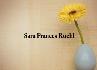 Obituary: Sara Frances Ruehl