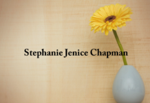 Obituary: Stephanie Jenice Chapman